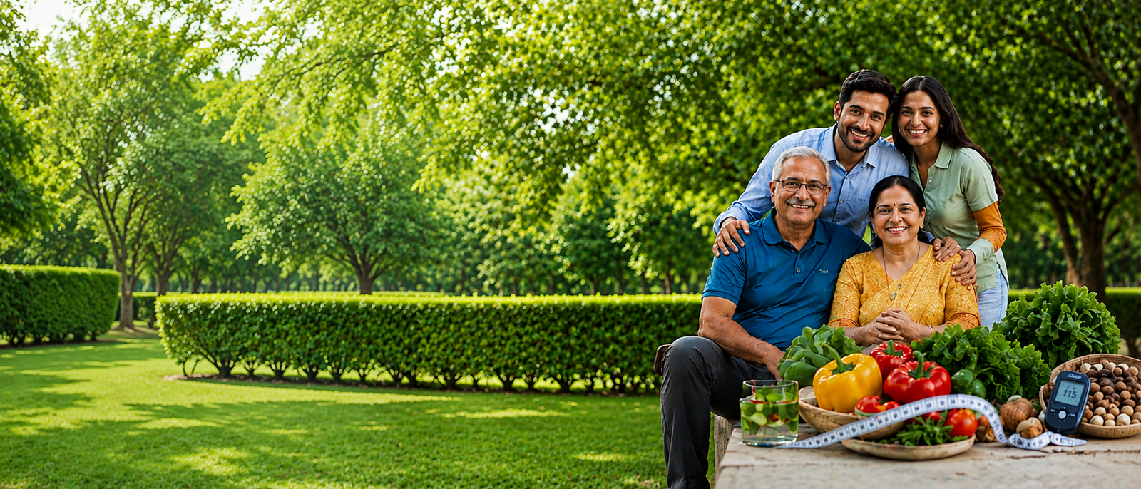 Happy Healthy Indian Family